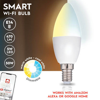 Smart Ledlamp Ww E14 5W