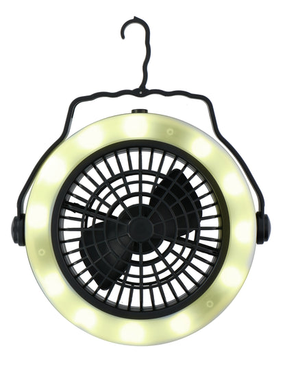 Camping Lamp En Ventilator 2-In-1