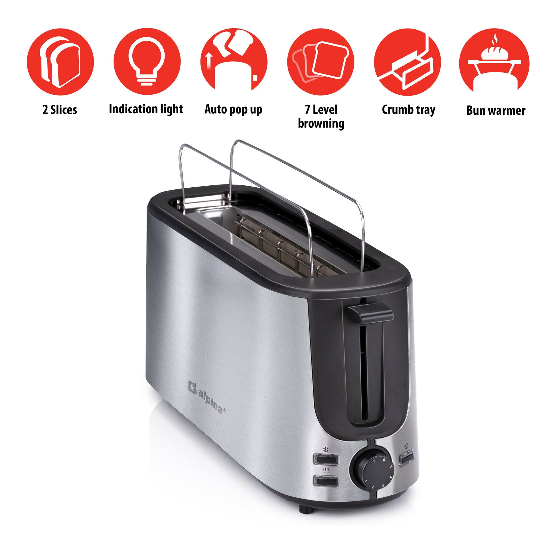 Toaster 230V Ss 1000W B