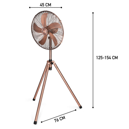 Driepoot Statiefventilator 45Cm 230V Koper