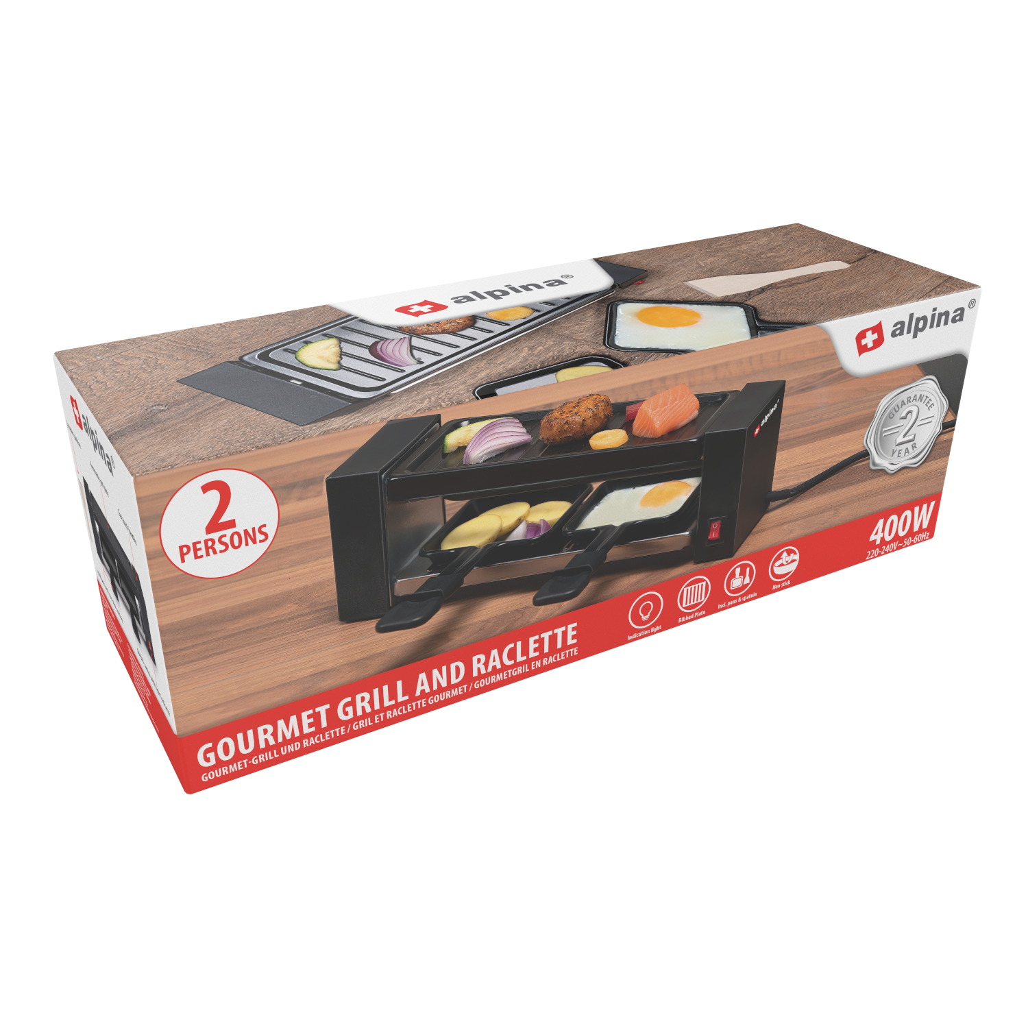 Raclette Gourmet Set 400 W