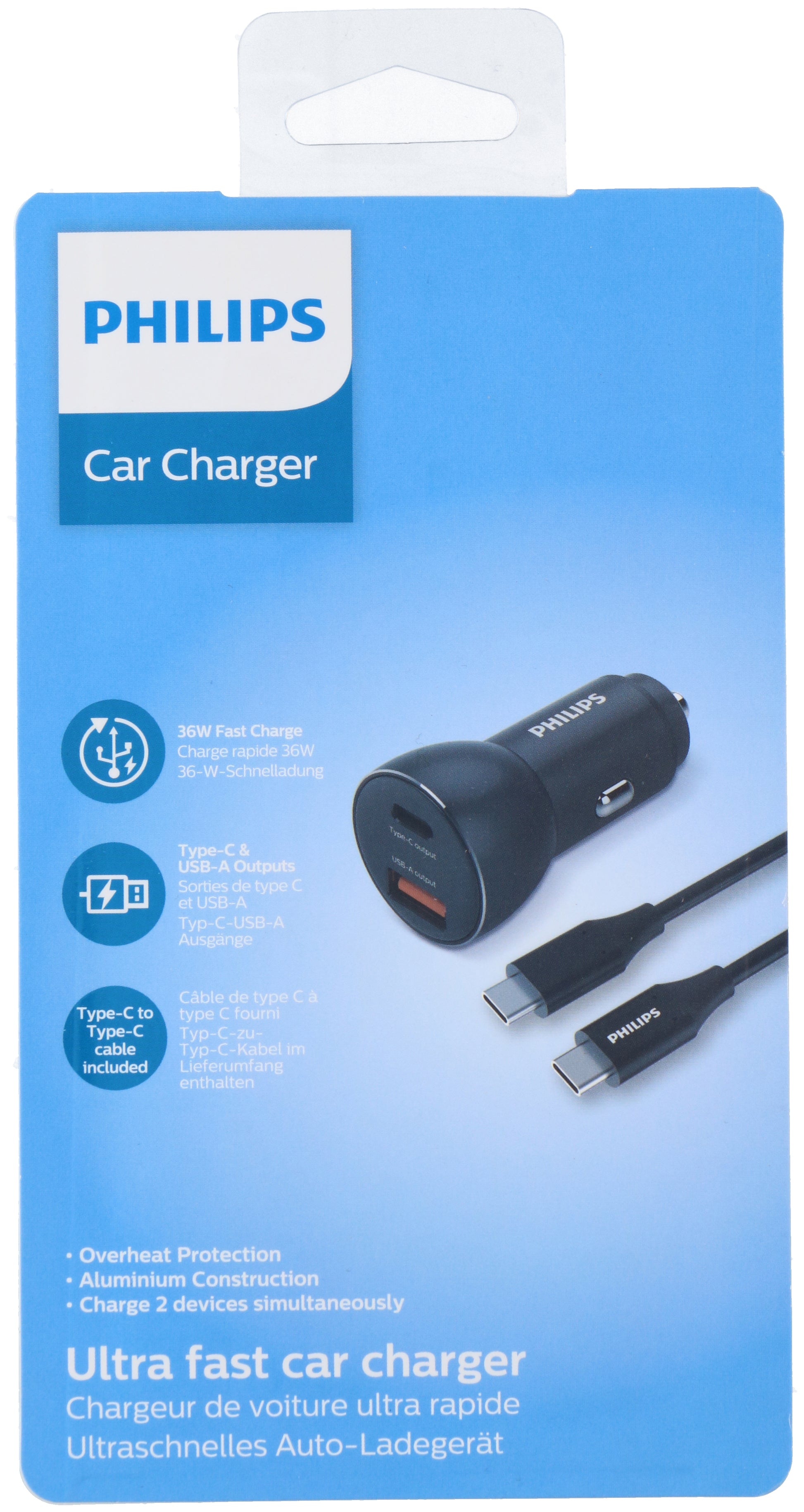 Autolader Usb A + C Dlp2521C/04