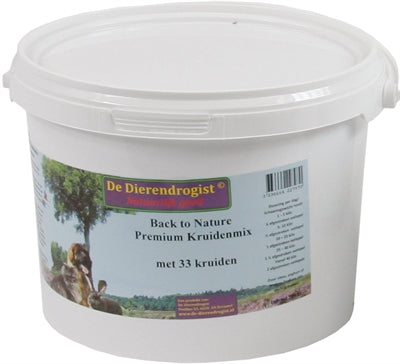 Dierendrogist Back To Nature Premium Kruidenmix Met 33 Kruiden