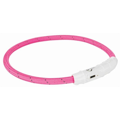 Trixie Halsband Hond Flash Lichthalsband Usb Tpu / Nylon Roze