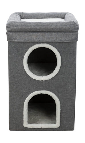 Trixie Krabpaal Cat Tower Saul Grijs