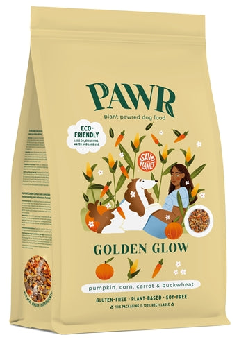 Pawr Plantaardig Golden Glow Wortel / Maïs / Pompoen / Boekweit