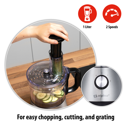 3-In-1 Foodprocessor 600W