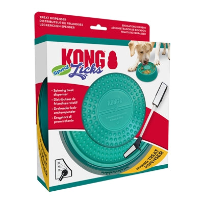 Kong Licks Spinz Teal Groenblauw