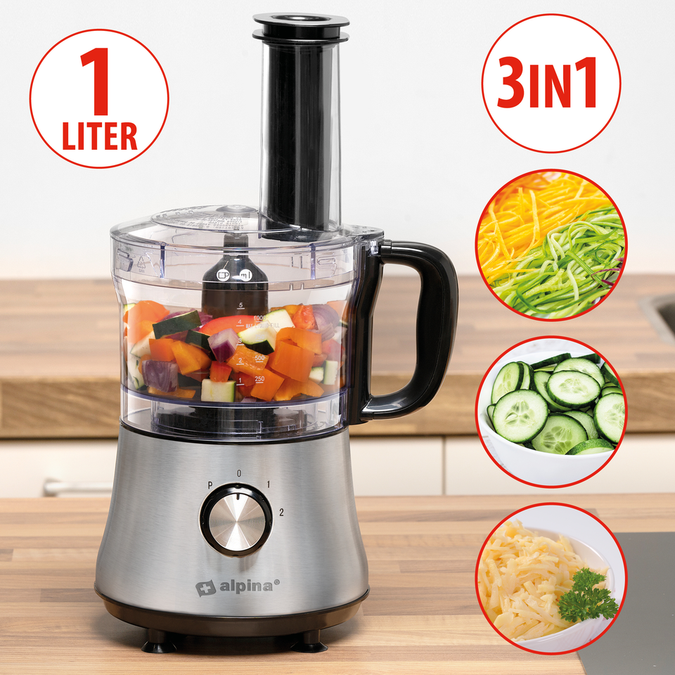 3-In-1 Foodprocessor 600W