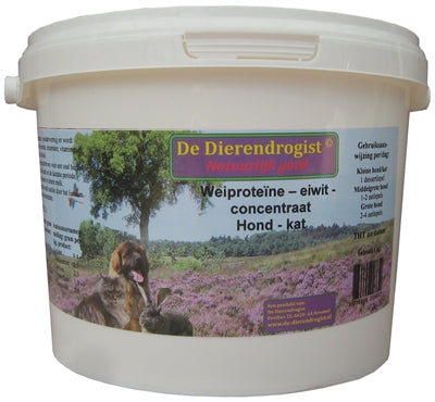 Dierendrogist Wei Proteine Eiwit Concentraat Hond / Kat