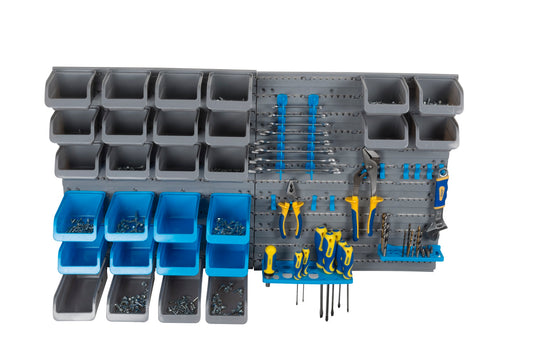 Gereedschapswand 43-Delig Met Bakjes, Haken En Rekken