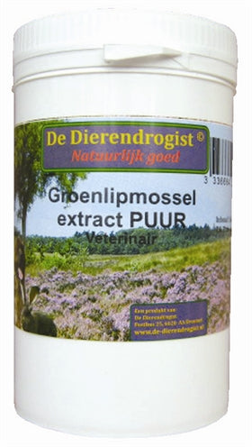 Dierendrogist Groenlipmossel Extract Veterinair