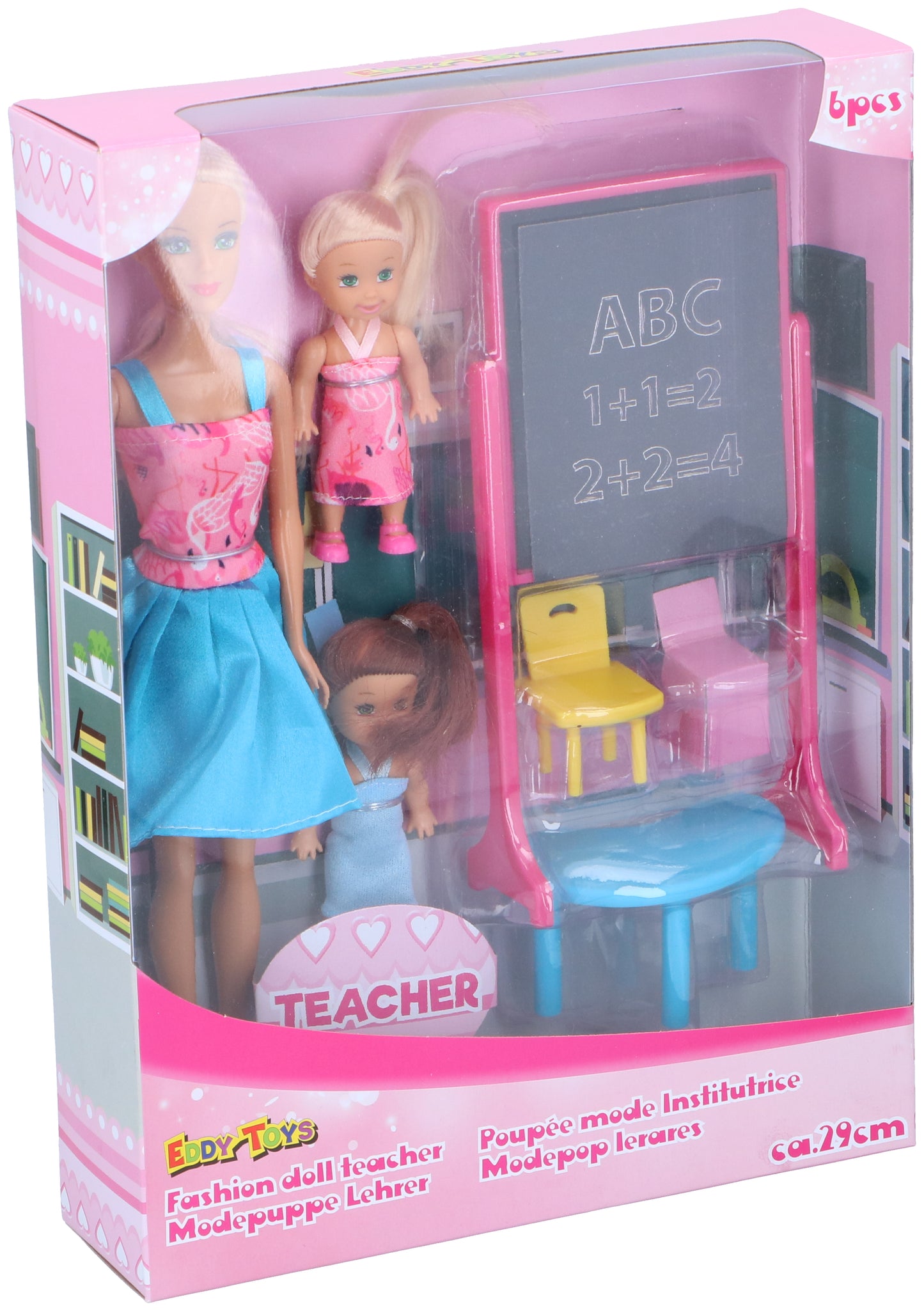 Set Poppen School 29Cm