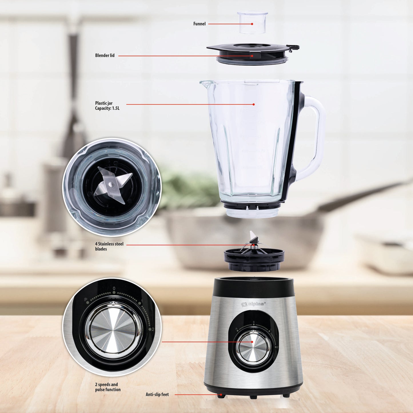 Blender 1,5L 500W