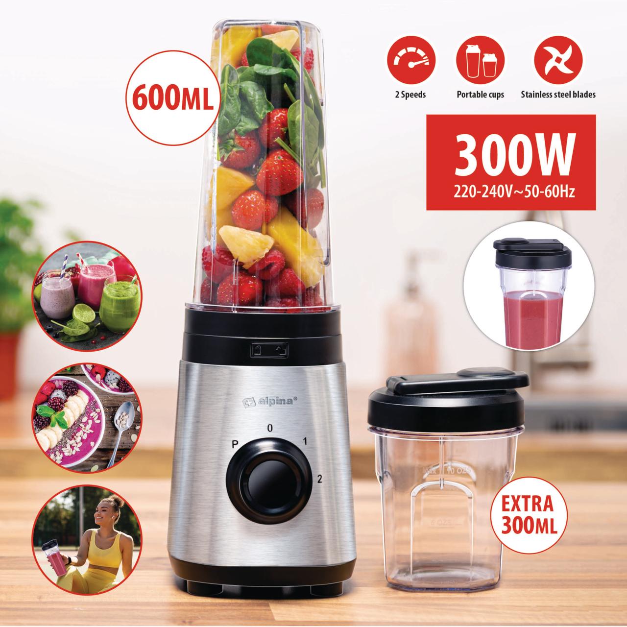 Blender Smoothie Maker 230V 300W