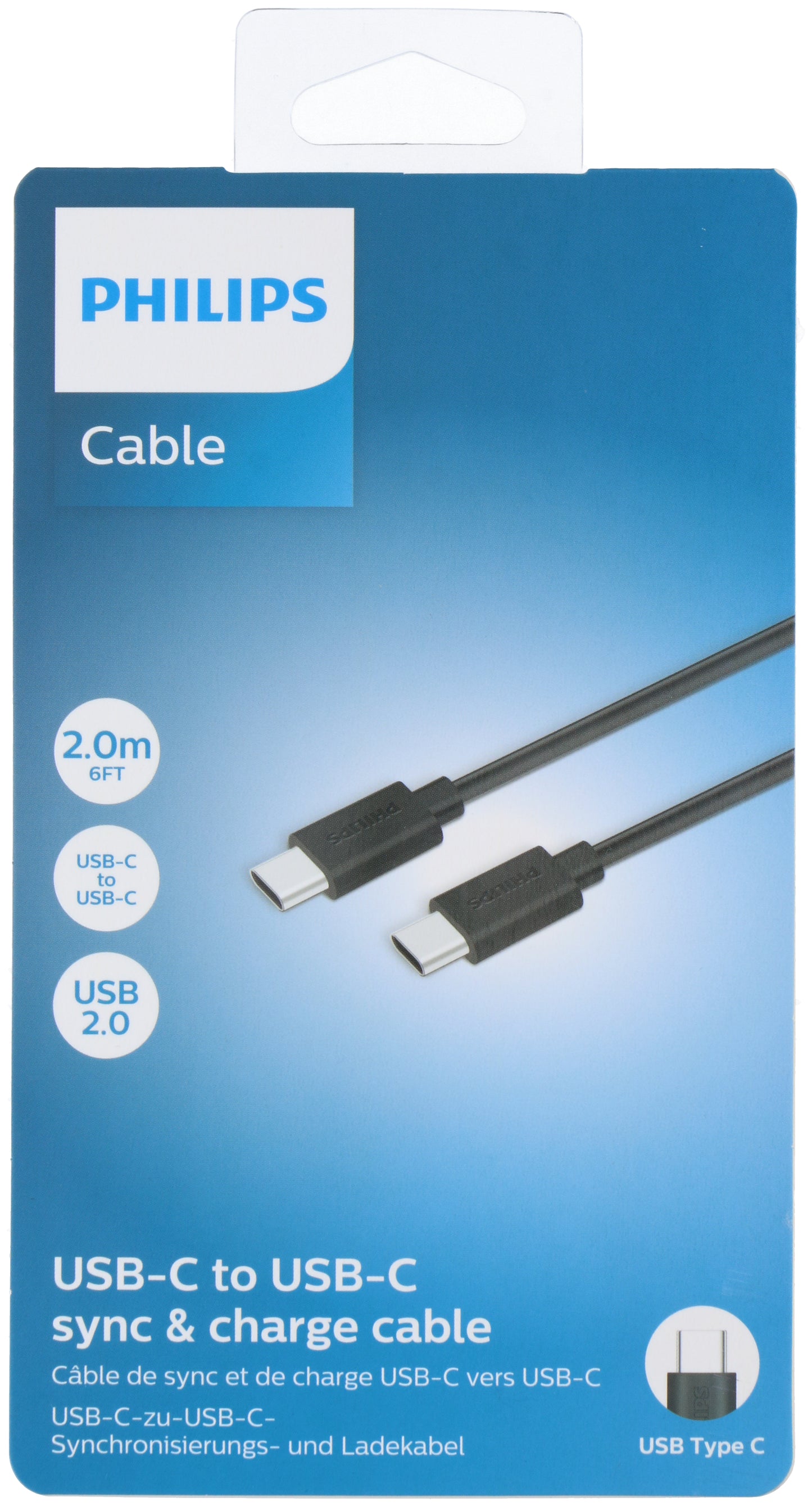 Usb-C Naar Usb-C Kabel 2 Meter Dlc3106C/03