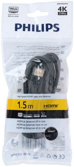 Hdmi Kabel Met Ethernet Swv5401P/10