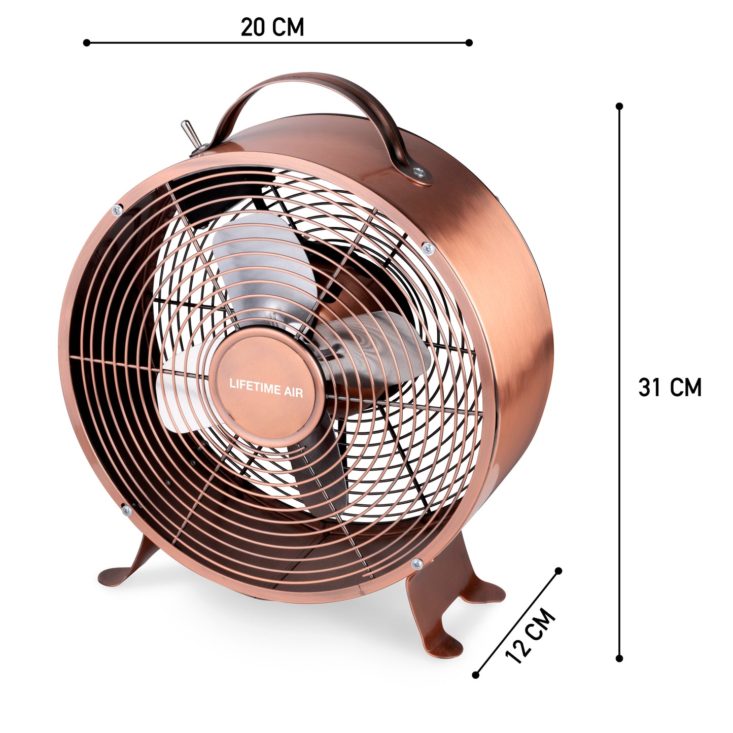 Tafelventilator 20Cm 230V Koper