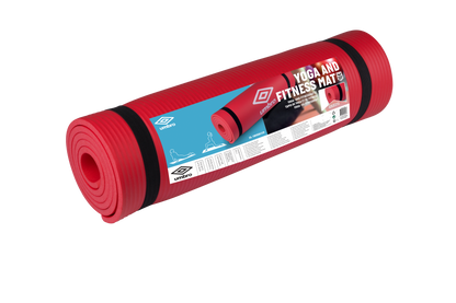 Yoga Mat Met Band Rood 190 X 58 X 1 Cm