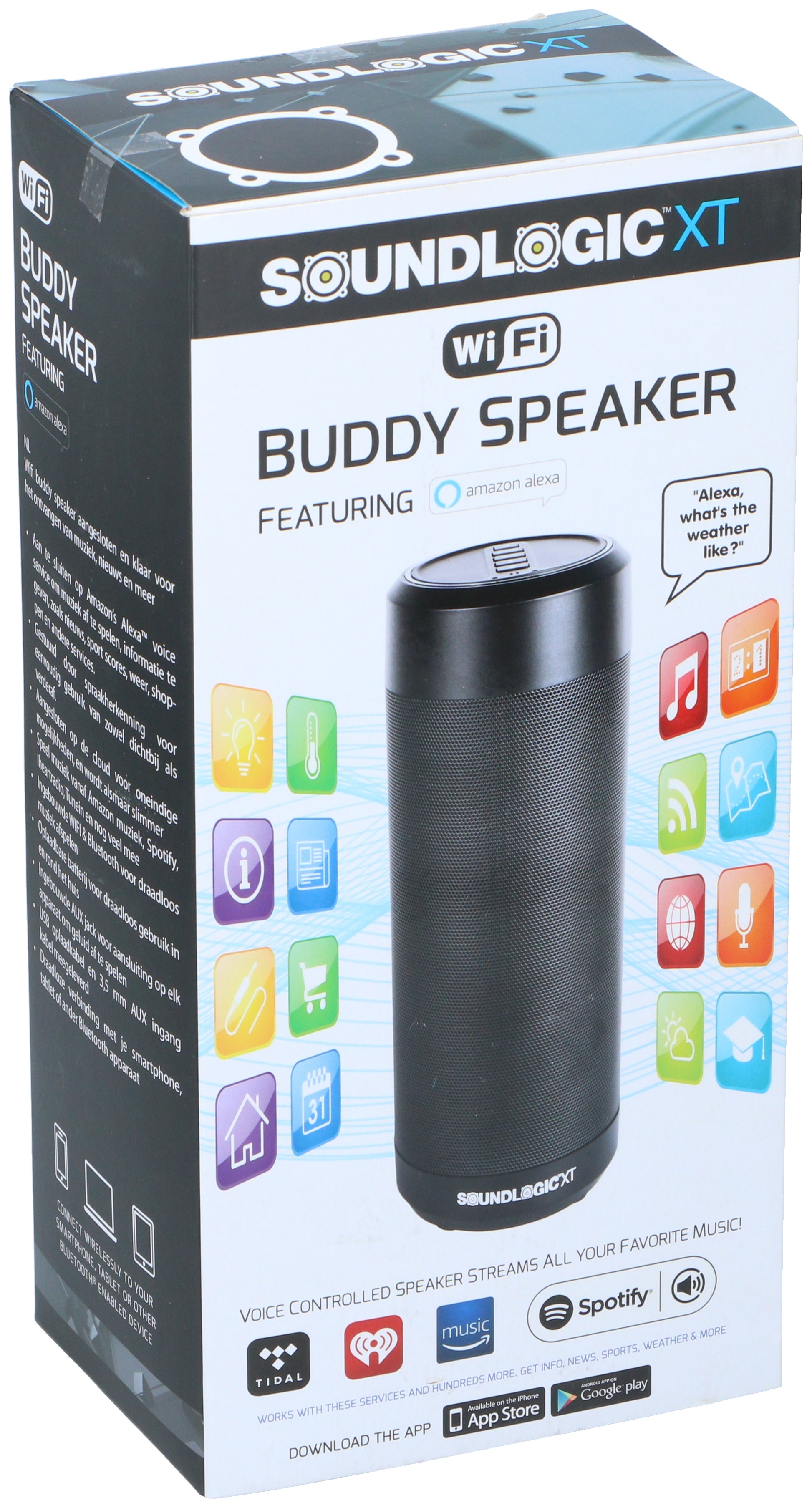 Luidspreker Buddy - Bluetooth- Wifi - Spraakbesturing