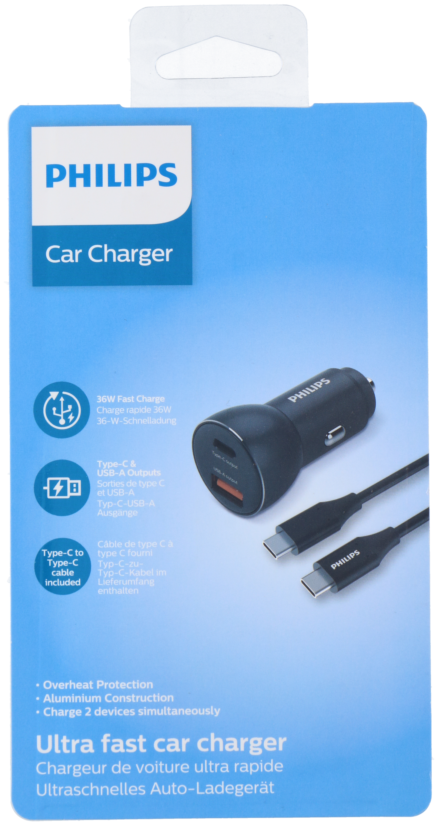 Autolader Usb A + C Dlp2521C/04